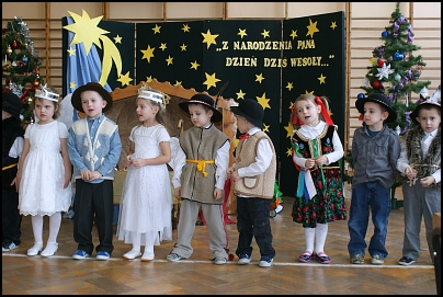 Jasełka w grupie przedszkolnej 4-latków