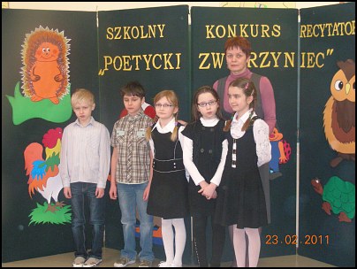 Szkolny konkurs recytatorski