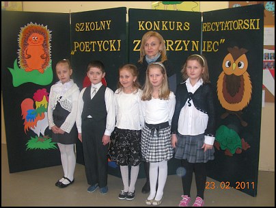 Szkolny konkurs recytatorski