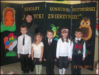 Szkolny konkurs recytatorski
