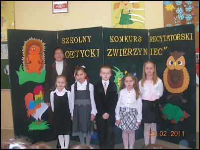 Szkolny konkurs recytatorski
