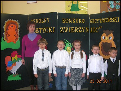 Szkolny konkurs recytatorski