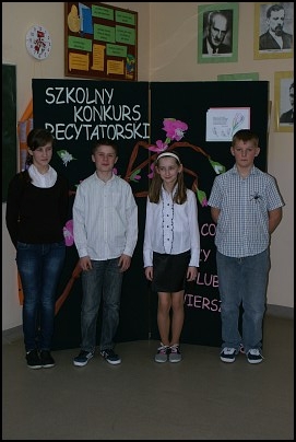Szkolny Konkurs Recytatorski