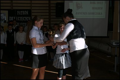 Przekazanie Pucharu Dyrektora Szkoły